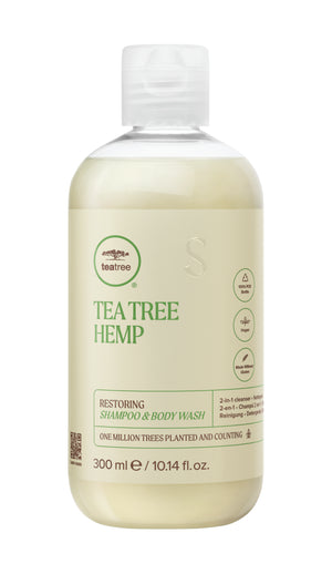 TEA TREE HEMP RESTORING SHAMPOO AND BODY WASH