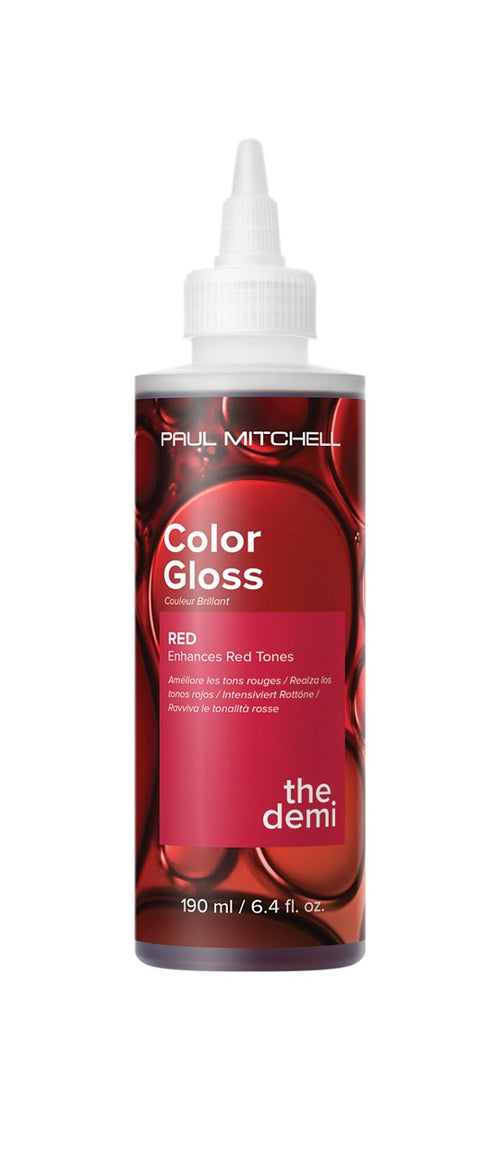 The Demi Color Gloss - Red